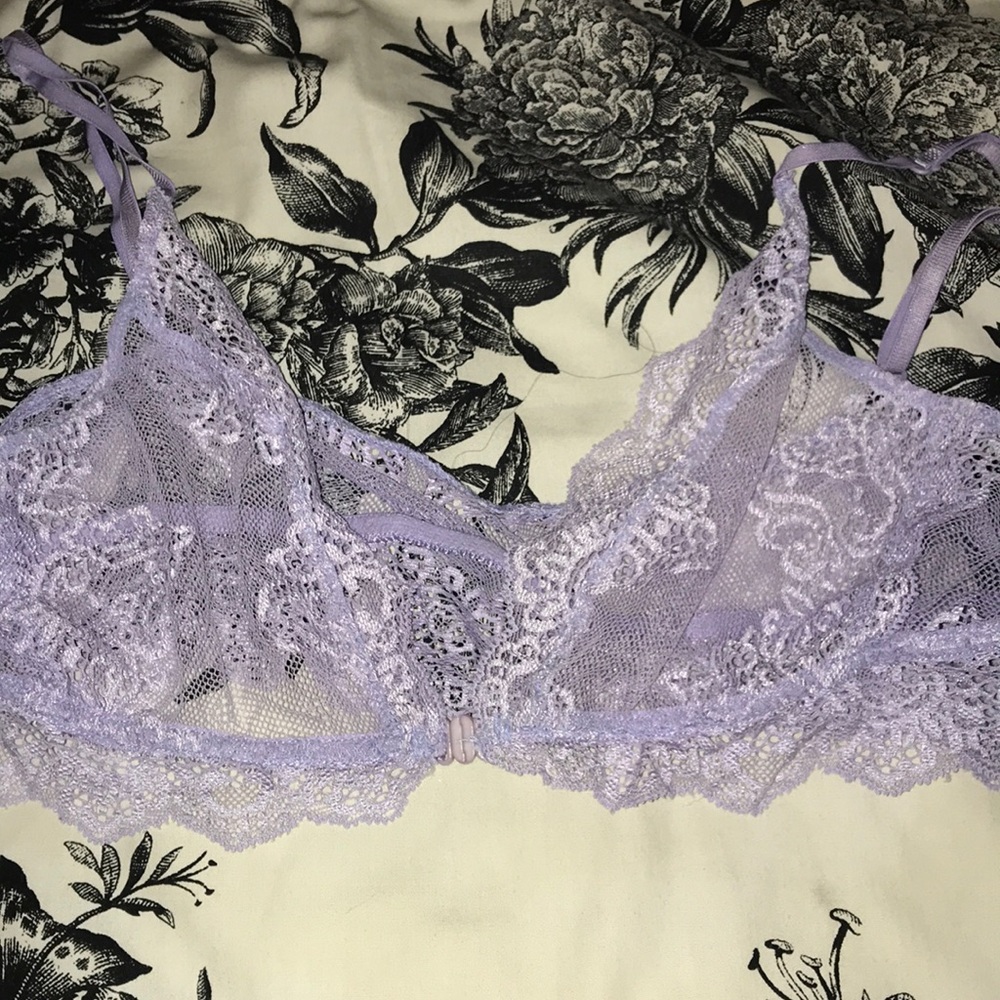 Purple bralette